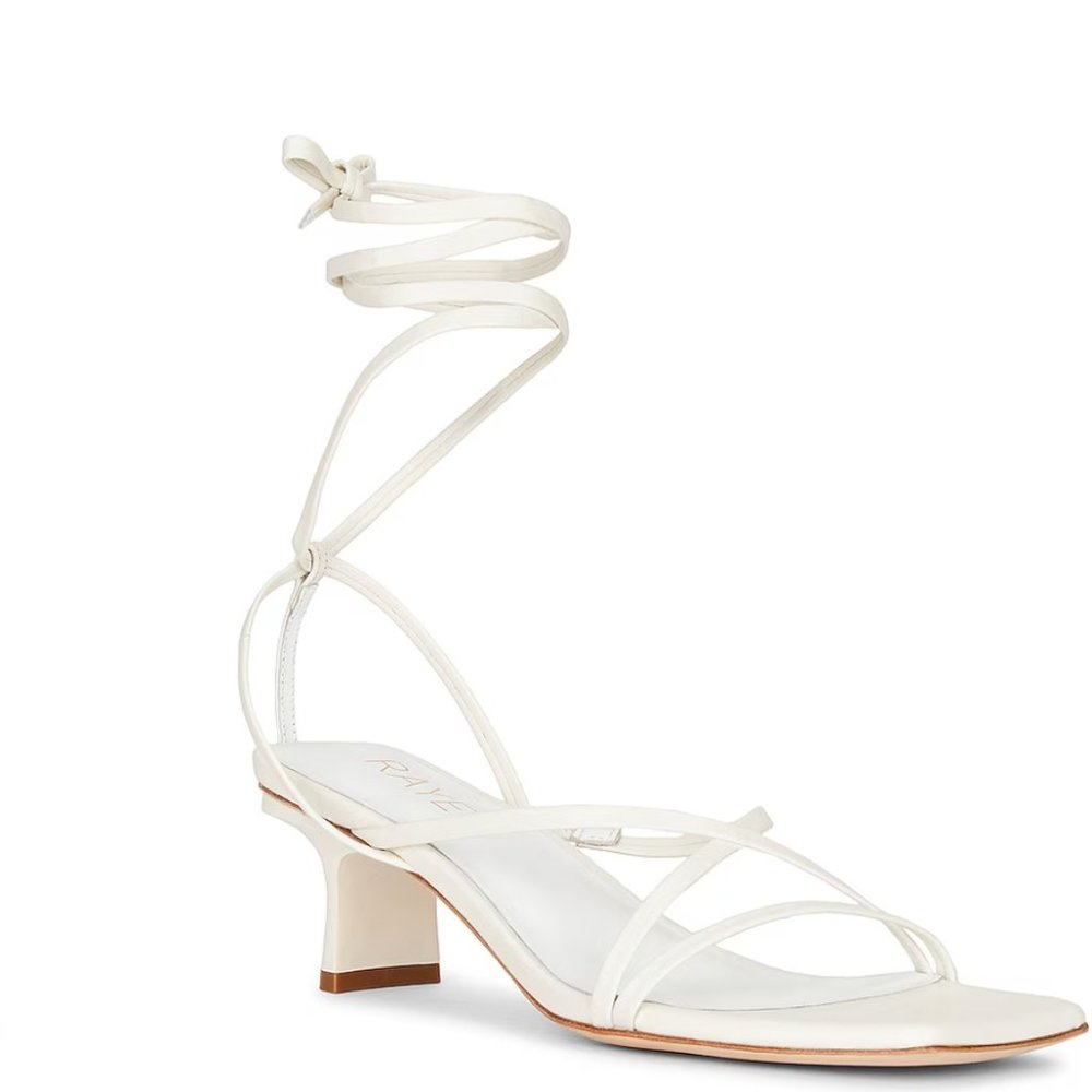 Raye Delaney heel white